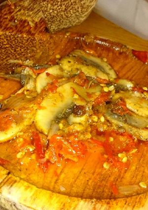 Foto resep Sambal Jamur Kancing Raksasa 