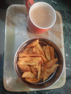 फ्रेंच फ्राइज पकौड़े(french fries pakode recipe in hindi) रेसिपी मुख्य फोटो