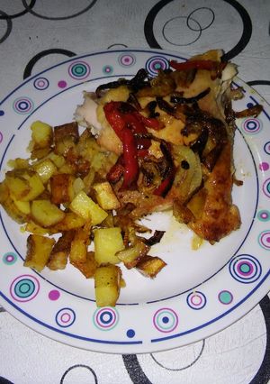 Una foto de Pollo al horno