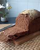 Pan dulce de chocolate y almendras en panificadora Lidl