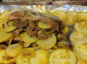 Una foto de Bistec condimentado