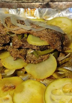 Una foto de Bistec condimentado