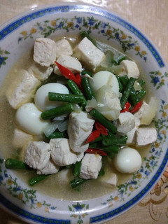 Foto resep Cah Kacang Panjang Tahu Telur Puyu