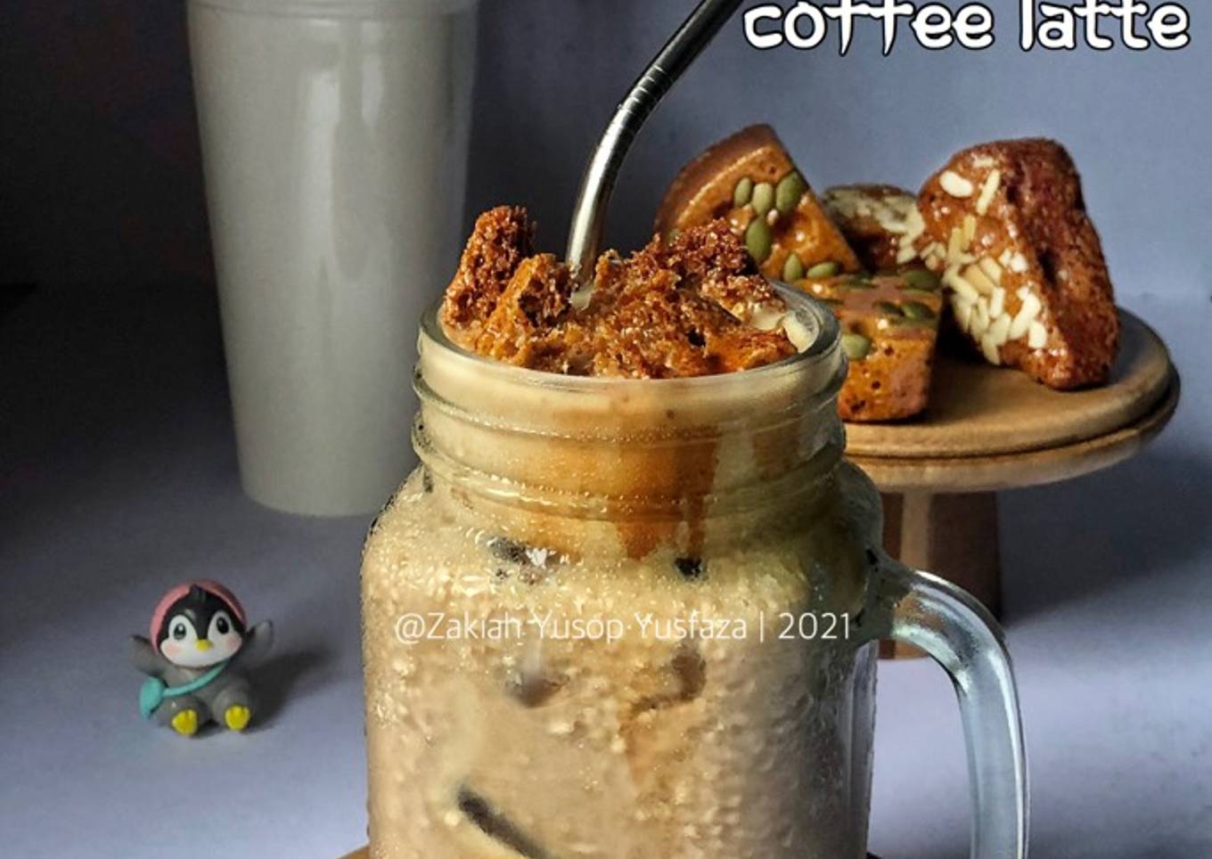 Dalgona Candy (Honeycomb) Coffee Latte 🇰🇷