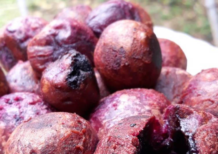 Resep Bola Bola Ubi Ungu Aka Timus Aka Dempes Adem Kempes Yang Enak