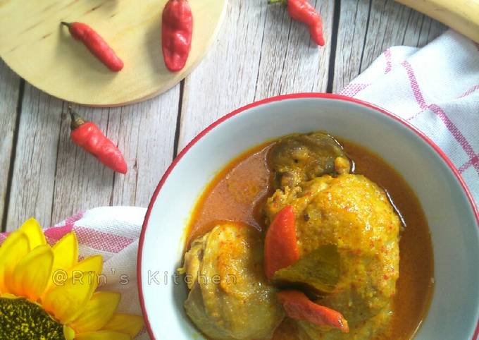 Recipe of Ultimate Gulai Ayam (Padang-Style Chicken Curry)