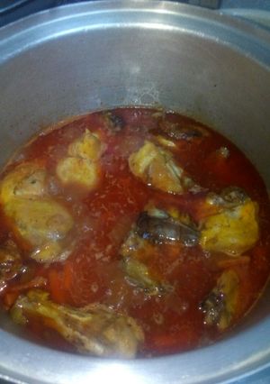 عکسی از دستور خورشت مرغ