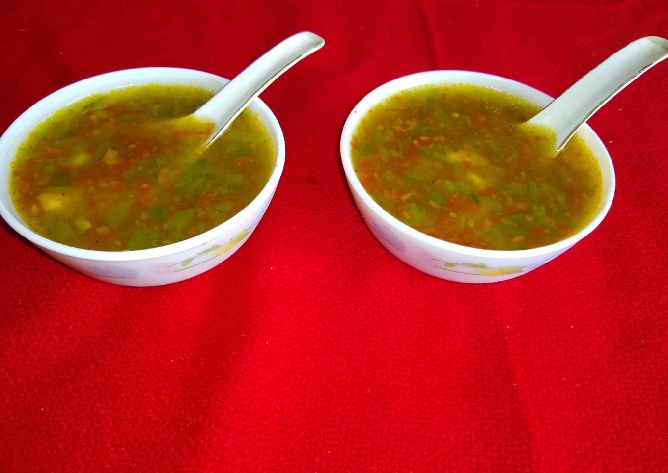 Corn and vegetable soup