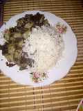 Arroz con morcilla