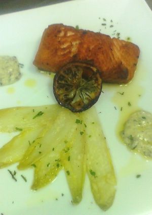 صورة لوصفة Grilled Salmon fish,سمك السالمون المشوي