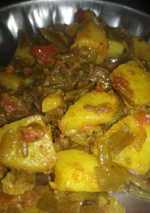 A picture of Aloo beans.