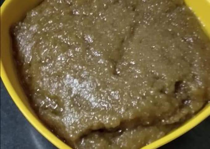 Step-by-Step Guide to Prepare Homemade Pearl millet &amp; ragi flour sira