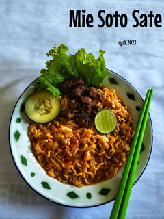 Foto resep Mie Soto Sate Ayam