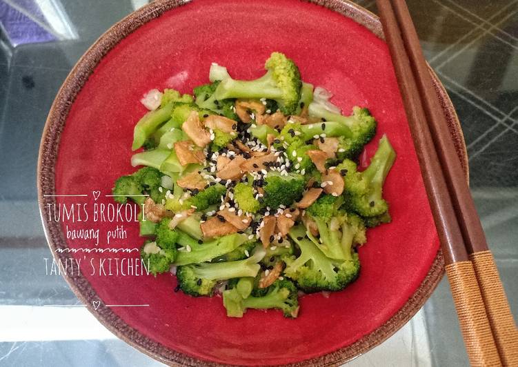Tumis brokoli bawang putih