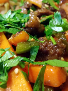 Una foto de Wok de ternera y verduras (videoreceta)