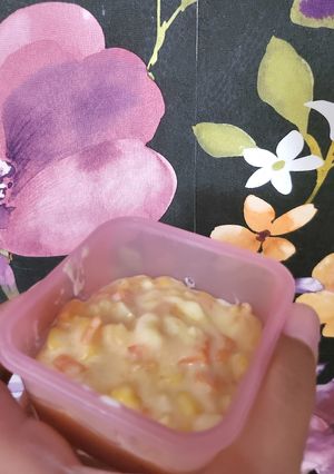 Foto resep Jasuke: Jagung Susu Keju (Snack MPASI 8m+)