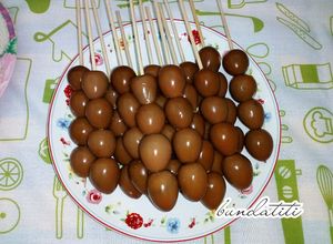 Foto resep 257.Sate telur puyuh bacem