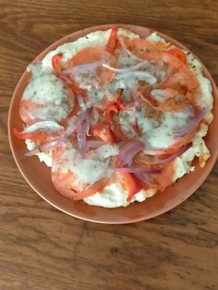 Una foto de Pizza de pollo