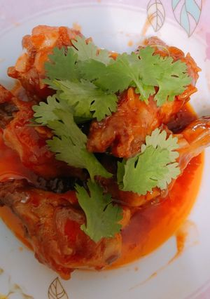 รูปของ ไก่ซอสแดง