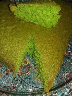 عکسی از دستور کیک اسفناج