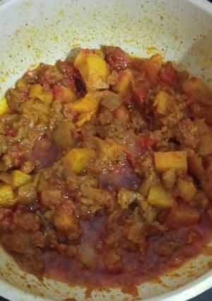 عکسی از دستور خوراک گوشت چرخ کرده