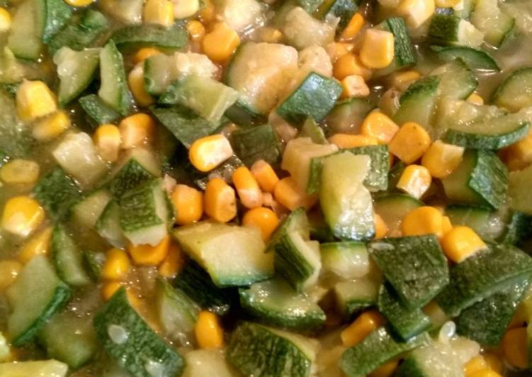 Calabacitas con elote!!