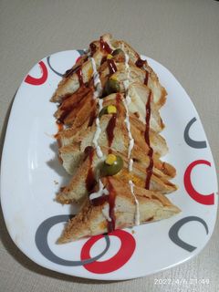 عکسی از دستور اسنک مرغ و قارچ پنیری