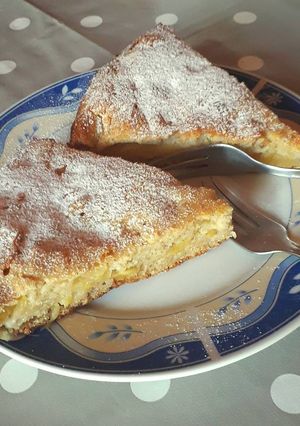 Grízes bögrés almás recept fotója