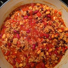 A picture of Stove top Chili.
