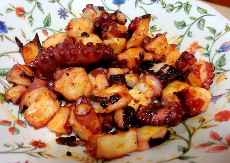 Pulpo a la gallega rápido y sabroso 🐙