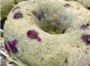 Foto de Donuts de Coco e Mirtilos