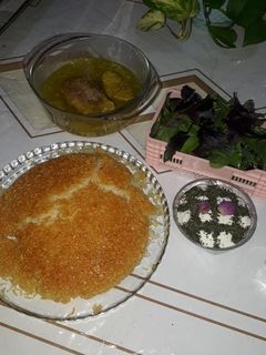 عکسی از دستور چلو گوشت پری پز