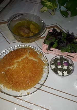 عکسی از دستور چلو گوشت پری پز