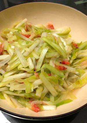 櫻花蝦清炒韭黃 的食譜成品照片