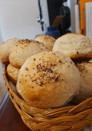 Una foto de Pan para hamburguesas
