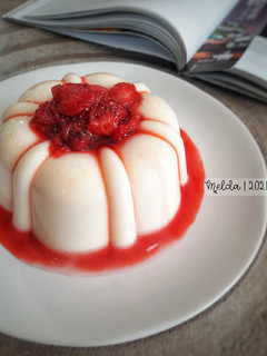 Foto resep Puding Sutra Strawberry