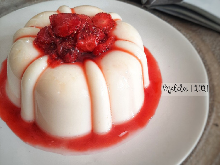 Langkah Mudah untuk Membuat Puding Sutra Strawberry Anti Gagal