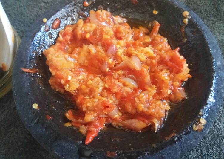 Resep Sambal dadakan enak 👌👌👌 Anti Gagal