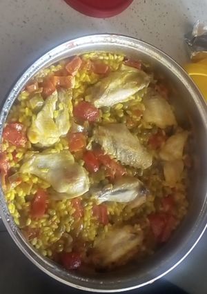 Una foto de Arroz con pollo