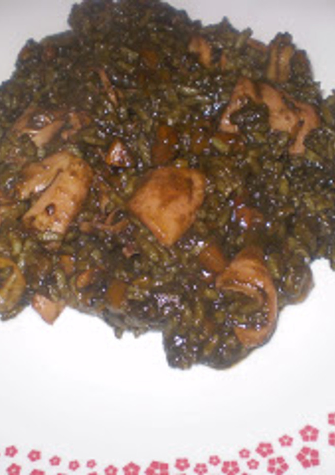 Una foto de Arroz negro