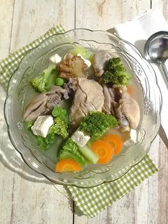 Foto resep Sup Ayam Brokoli Wortel Tahu #311
