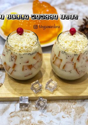 Foto resep Es jelly mangga susu