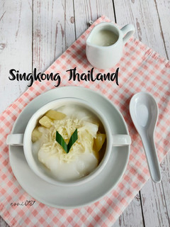 Foto resep Singkong Thailand vla fiber creme