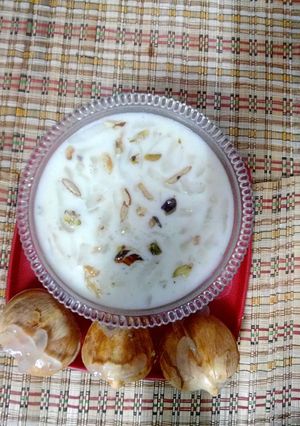 A picture of Ice apple /nungu kheer.