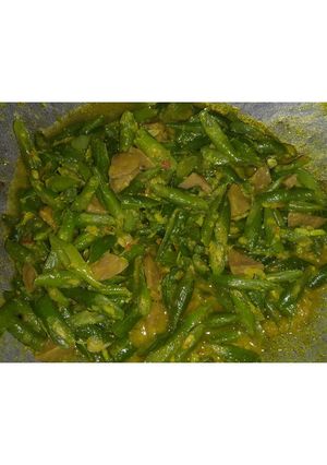 Foto resep Tumis buncis bumbu kuning mix bakso