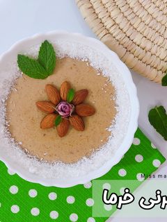 عکسی از دستور فرنی خرما
