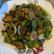 Ớt chuông, squash xào nấm
