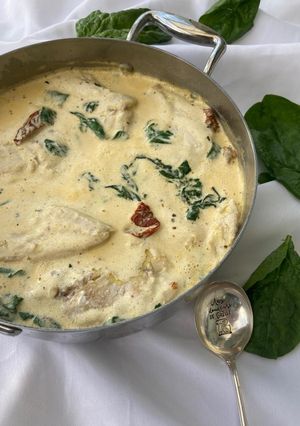 Une photo de Poulet à la toscane 🇮🇹