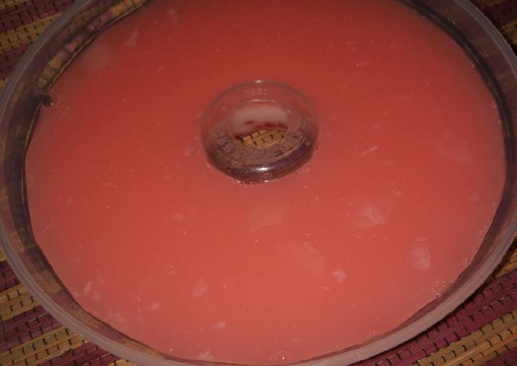Resep Puding putih merah mutiara, Enak
