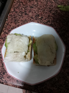 Una foto de Tosta de bacalao